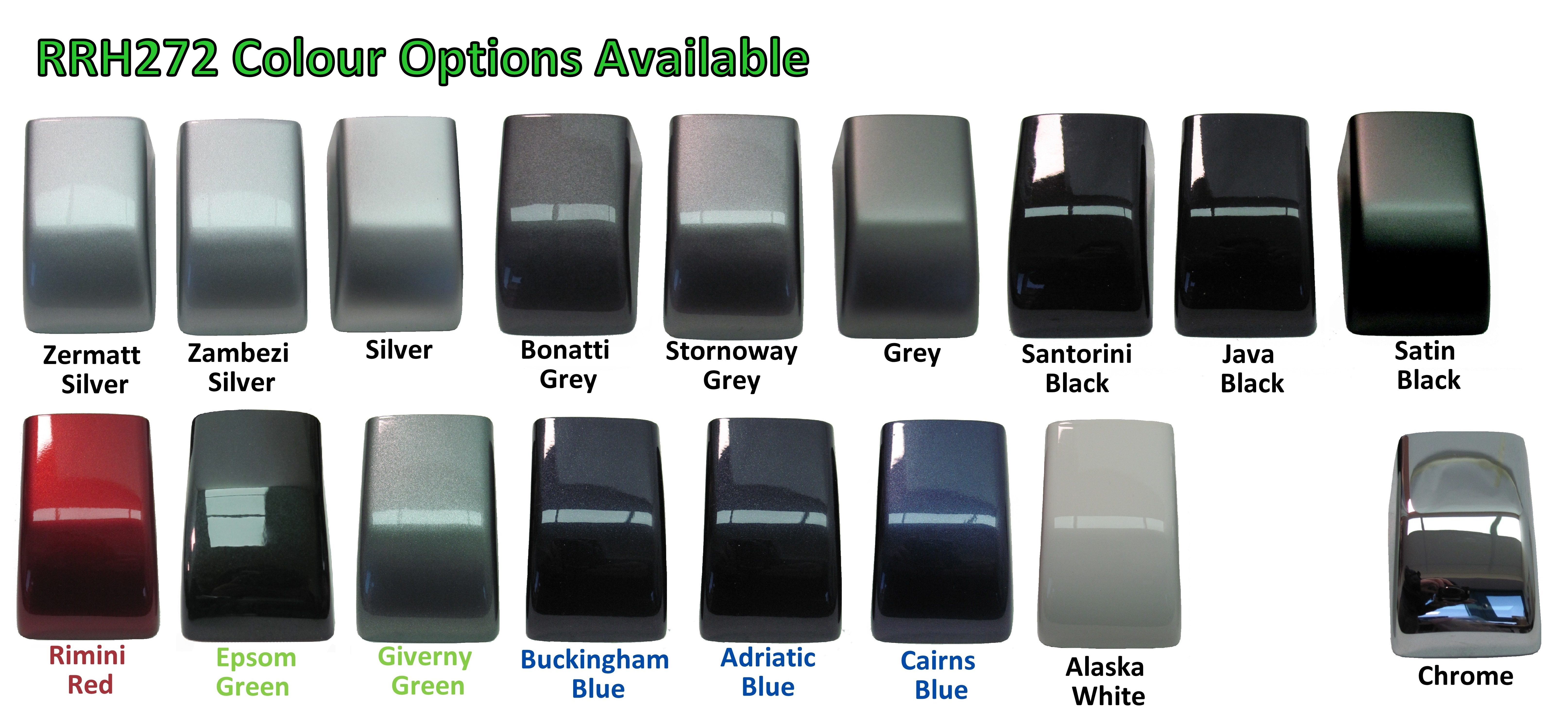 Epsom Green door handle covers for Range Rover L322 LRC961 HAF vogue